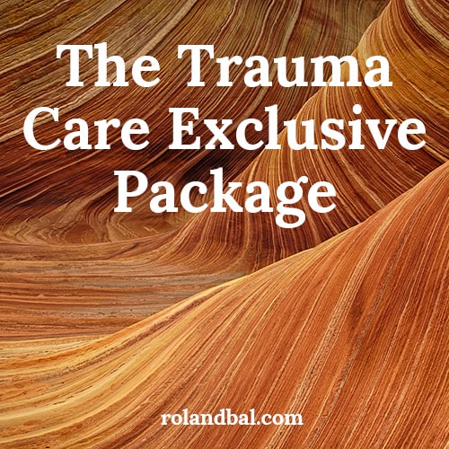 trauma care meditation course book cover