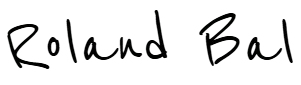 Roland Bal signature